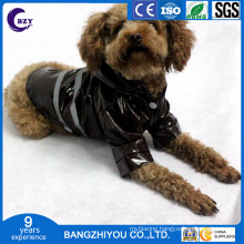Puppy Hooded Raincoat Dog Night Reflective Safety Clothes Pet Waterproof Jacket Coat